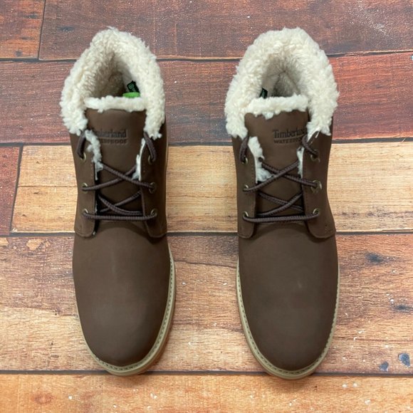 Timberland Men's Richmond Ridge Waterproof Brown Chukka Snow Boots A2M7Z - Picture 3 of 7